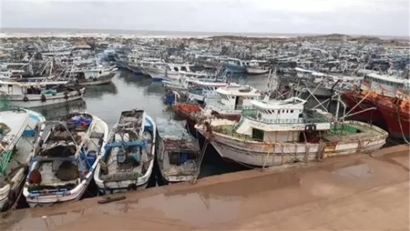 إغلاق ميناء البرلس لليوم الخامس بسبب الرياح الشديدة