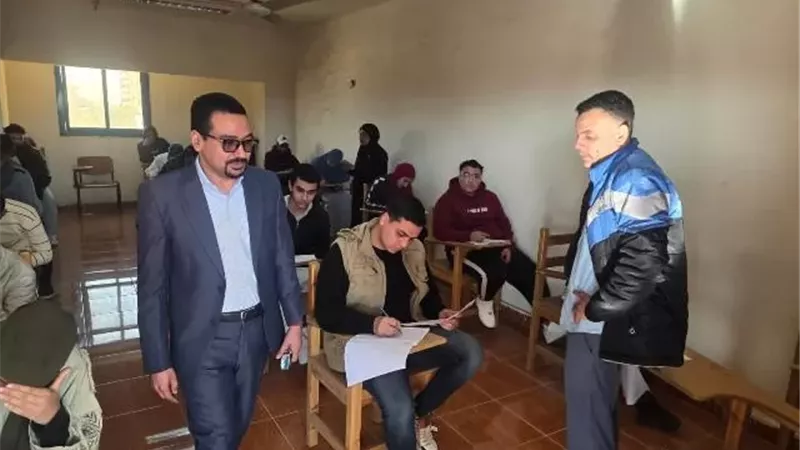 انتهاء امتحانات الفصل الدراسى الأول بالمعهد الفني الصحى بقنا