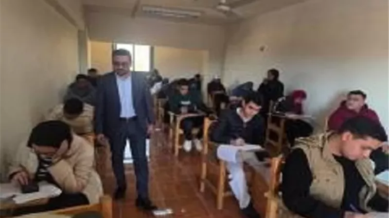 انتهاء امتحانات الفصل الدراسي الأول بالمعهد الفني الصحي بقنا