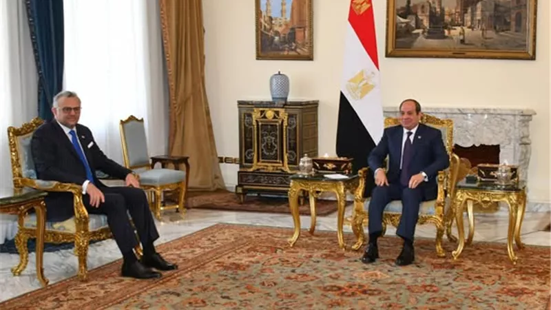 الرئيس السيسي يشيد بجهود الرئيس الأمريكي لإنهاء الحرب في السودان