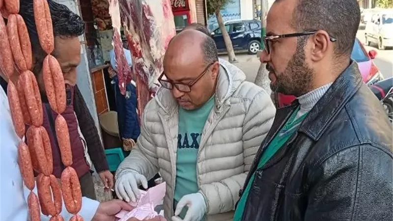 3343 محضرًا تموينيًا في حملات ديسمبر بالمنيا