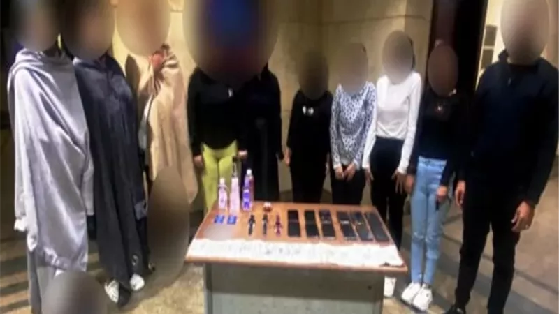 ضبط نادى صحى لممارسة الأعمال المنافية للٱداب بالجيزة