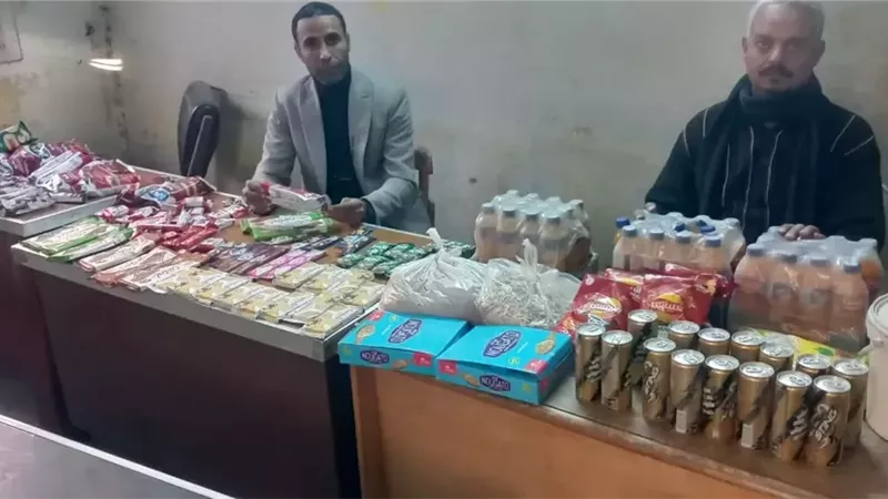 ضبط أغذيةمنتهيةالصلاحيةومجهولةالمصدر بقوص