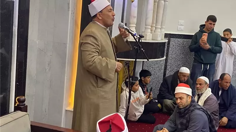 افتتاح المسجد الغربي الكبير في قرية بني حكم بالمنيا