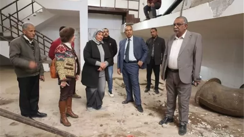 تفقد محطة معالجة صرف صحي الظهير الصحراوي ومحطة الرفع بالمنيا
