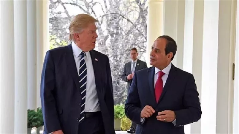 ترامب للرئيس السيسي: شكرًا لإيقاف حرب غزة ومستعد للتوسط في ملف النيل
