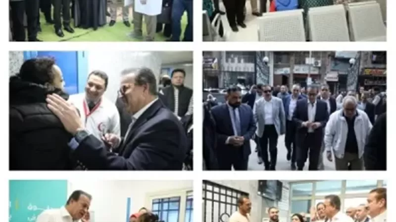 وزير الصحة يتفقد مستشفيات ومشروعات طبية بالمنوفية