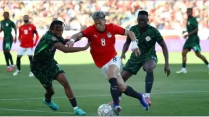 التعادل السلبي يحسم الشوط الأول بين منتخب مصر ونيجيريا