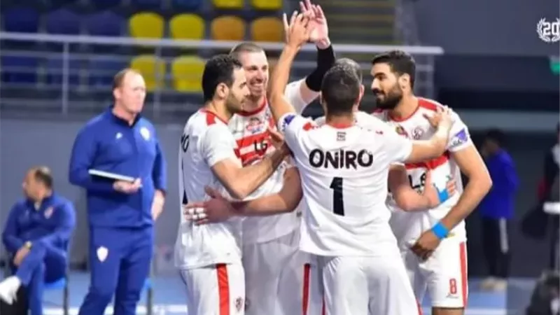 الزمالك يفوز علي الإتحاد السكندري فى سوبر الطائرة ويصطدم بالأهلي