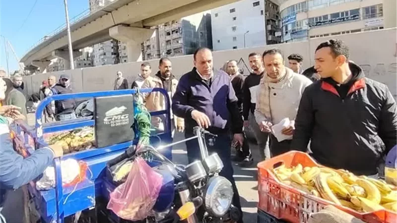 استجابة لشكاوى المواطنين والقضاء علي العشوائية بالإسكندرية