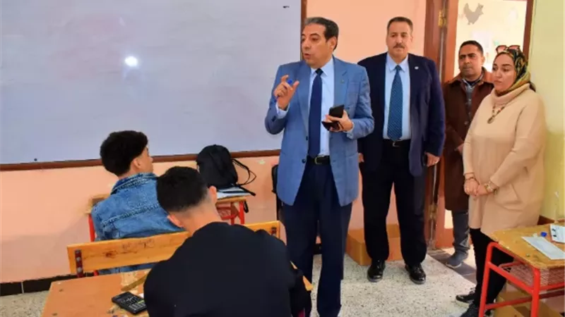 متابعة ميدانية فى اليوم الثانى لامتحانات الإعدادية بجنوب سيناء