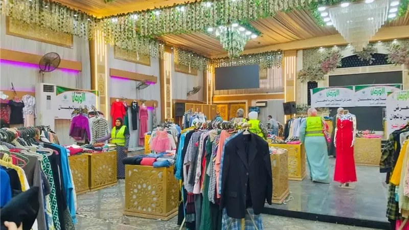 توزيع ٢١٥٠ قطعة ملابس جديده بالمجان على أهالينا بقرى دسوق