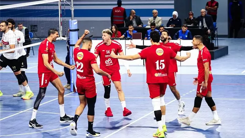 الأهلى يهزم الزمالك ويتوج بالسوبر المصرى للكرة الطائرة