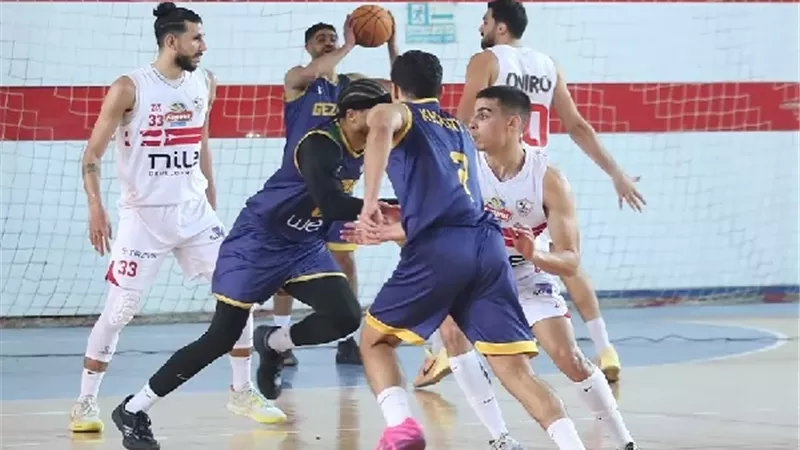 الجزيرة يهزم الزمالك فى دورى السلة