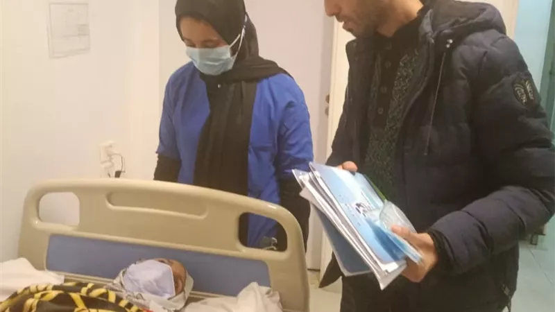 قوافل ابن البلد الخيريه تجري 20عمليه بالمنظار