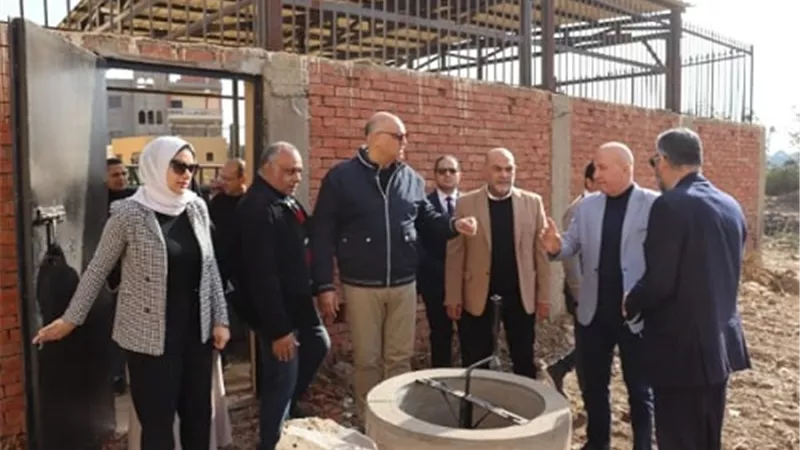 محافظ القليوبية يتفقد مجزر كفر شكر المطور..ويؤكد: نموذج للمجازر الصديقة للبيئة