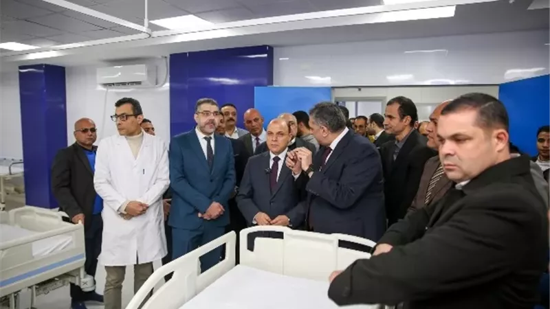 محافظ كفرالشيخ يفتتح تطوير العناية المركزة بمستشفى دسوق العام