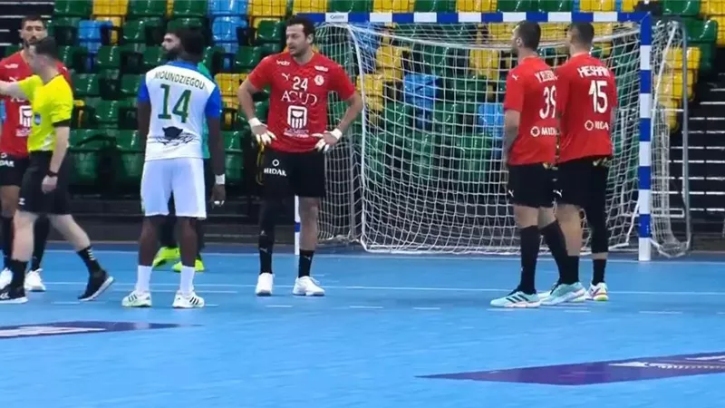 مصر تستهل مشوارها بأمم إفريقيا لليد بفوز كبير على الجابون