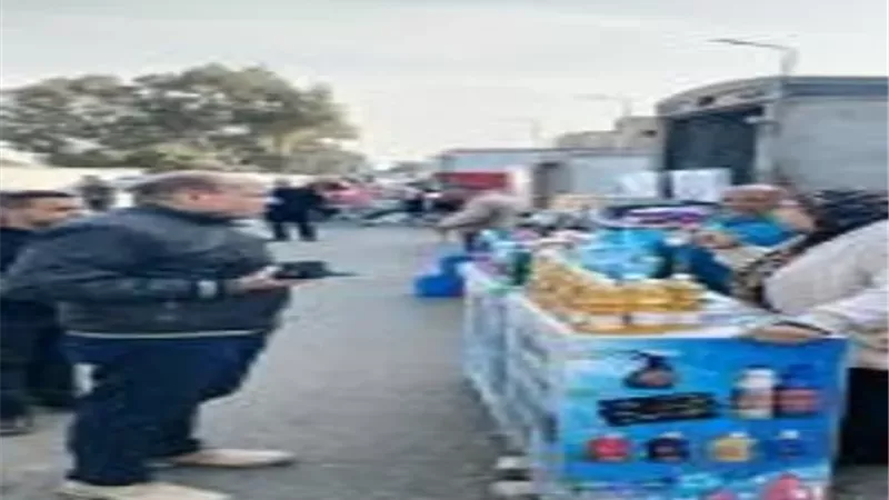 النجار يتابع تشغيل سوق اليوم الواحد بشارع الصوامع بحي إمبابة