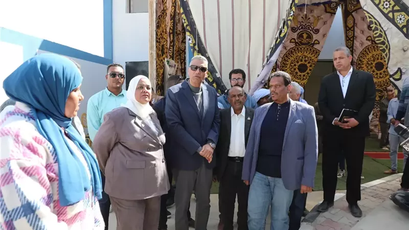 انطلاق التشغيل التجريبى لمحطة معالجة الصرف الصحى بالنصراب