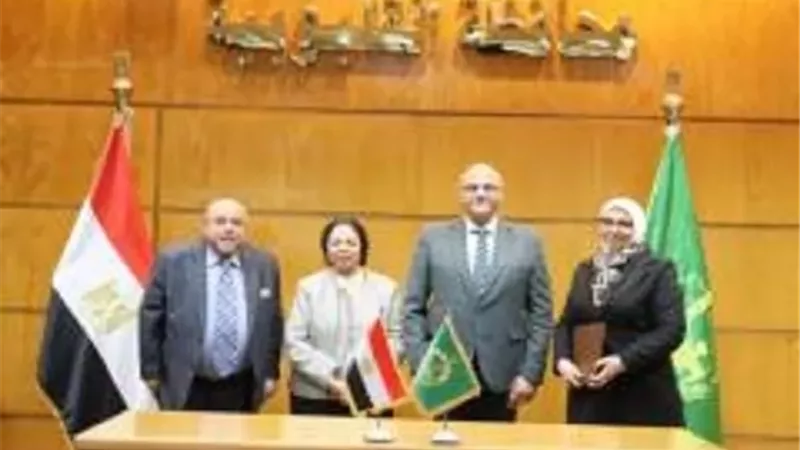 القليوبية توقع بروتوكول تعاون مع معهد الوادي العالي للهندسة