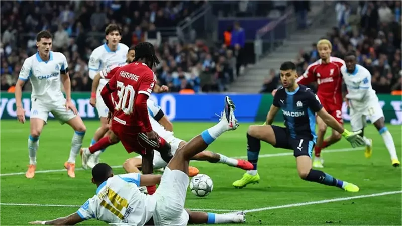 ليفربول يكتسح مارسيليا فى عقر داره بثلاثية بدورى أبطال أوروبا