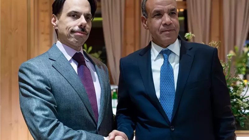 وزير الخارجية يعقد سلسلة لقاءات على هامش منتدى دافوس