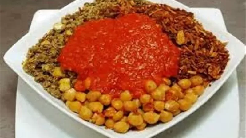 طريقه عمل الكشرى بأسهل الخطوات