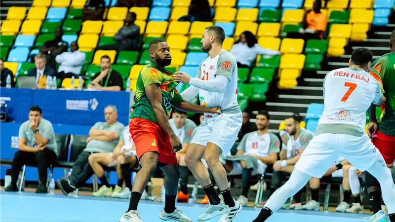 منتخب تونس يتخطي غينيا في أمم إفريقيا لكرة اليد