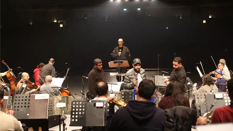 كواليس البروفة النهائية لعرض «حدوتة مصرية» إخراج أحمد البوهي