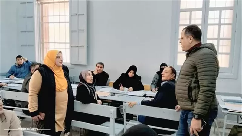 مدير تعليم دمياط يفاجئ كنترول الإعداديةويؤكد مؤشرات النجاح مطمئنة
