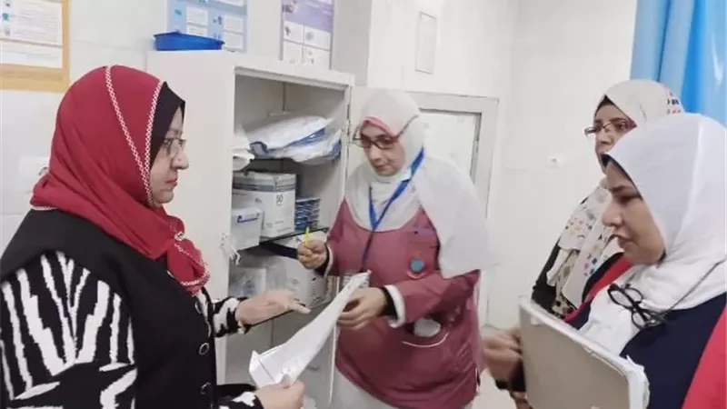 حملات مكثفة على أعمال التمريض بمستشفيات دمياط