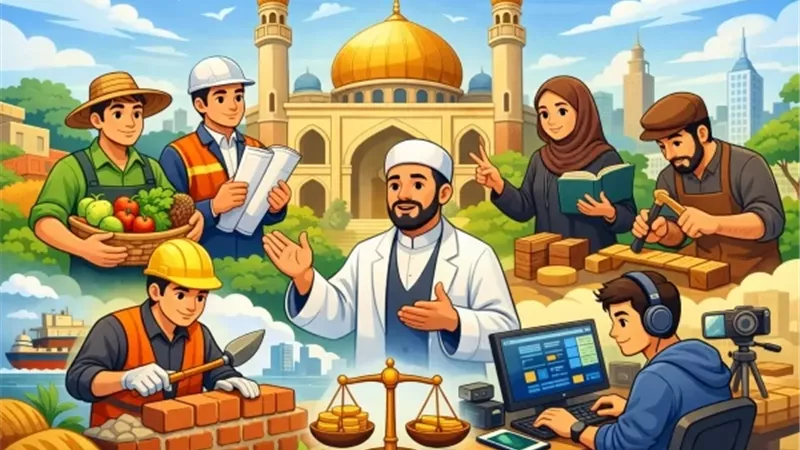 خطبة الجمعة اليوم | المهن في الإسلام طريق العمران والإيمان معًا