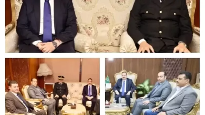 محافظ المنوفية يهنئ مدير الأمن والقيادات الأمنية بعيد الشرطة 74