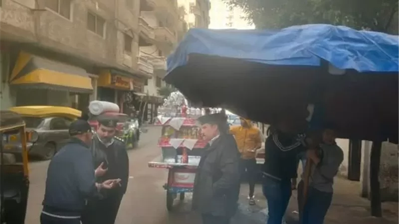 اعادة الإنضباط والحد من التجاوزات والتعديات بالشارع السكندري