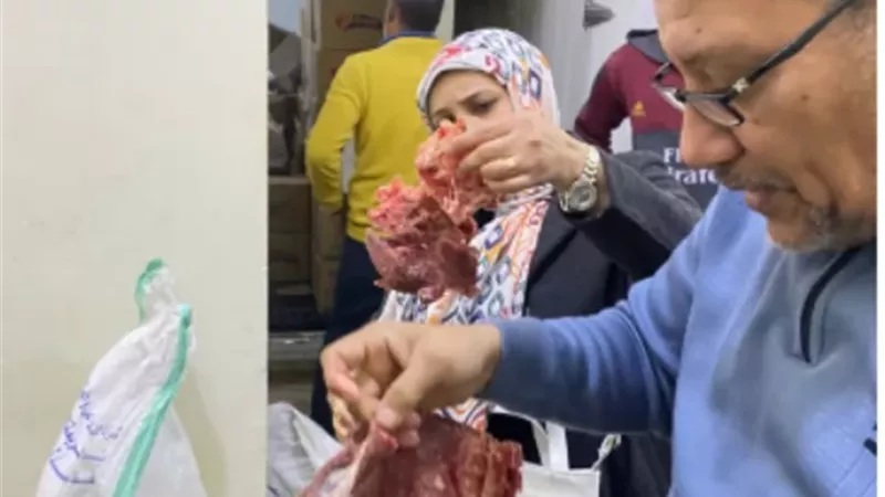 ضبط كميات لحوم غير صالحة فى حملة موسعة لبيطرى الأقصر وسلامة الغذا