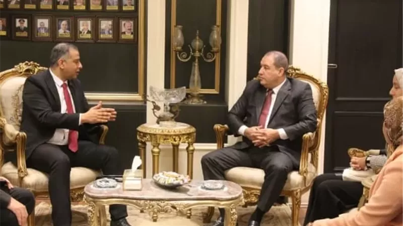 وكيل الشباب والرياضة بالقليوبية يهنئ مدير الأمن بعيد الشرطة الـ74