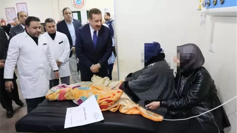 إحالة 150 للتحقيق بمستشفى قويسنا في زيارة مفاجئة لمحافظ المنوفية