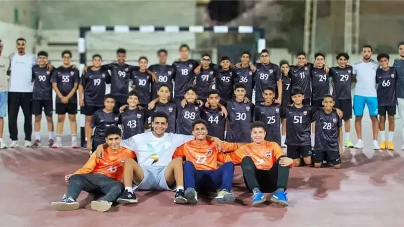 ناشئو يد الأوليمبى يصعدون للدور الثانى فى بطولة الجمهورية