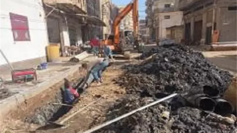 إحلال وتجديد خطوط الصرف بقرى مركز دسوق