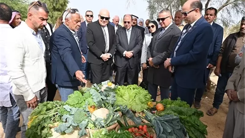 محافظ جنوب سيناء يشهد مشروع بحثي لتحويل المخلفات الزراعية إلى علف