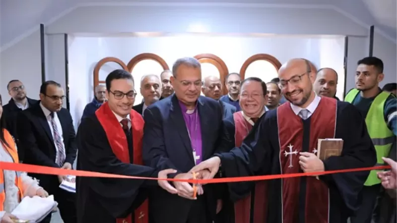 رئيس الإنجيلية يشهد تنصيب القس موريس جابر بكنيسة شمس الدين