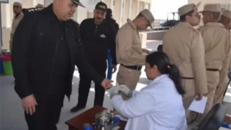 حملة للتبرع بالدم بمديرية أمن البحر الأحمر