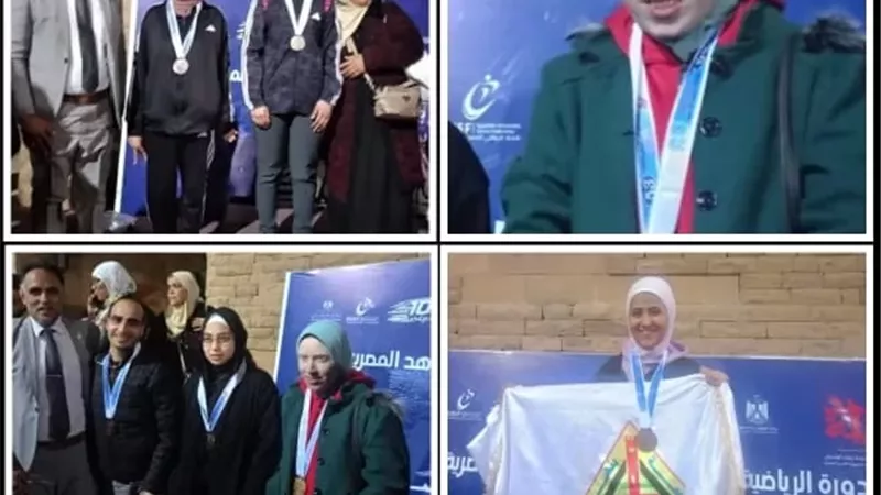 جامعة بنها تحصد 25 ميدالية في بطولة ألعاب القوى لطلاب الجامعات المصرية