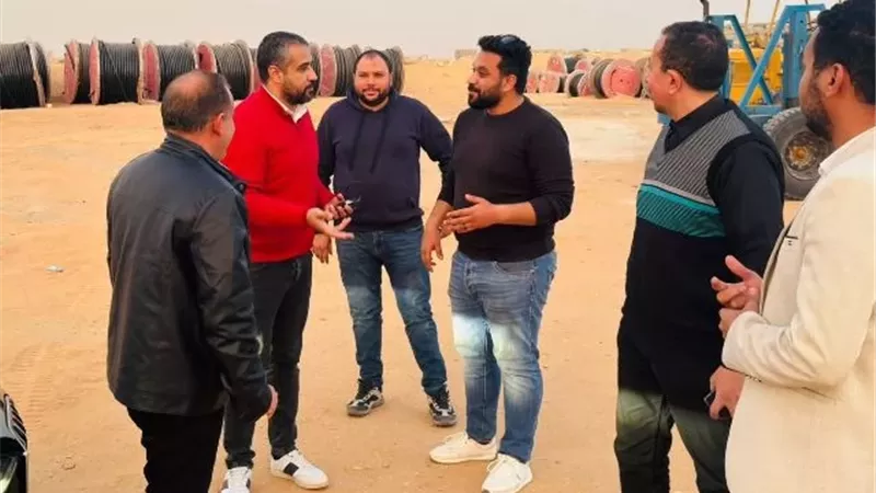 بيان هام من رئيس جهاز العبور الجديدة بشأن ملف الكهرباء فى المدينة صور