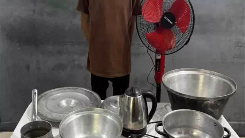 الكاميرا كشفته .. ضبط عامل سرق منزل سيدة بالمنوفية