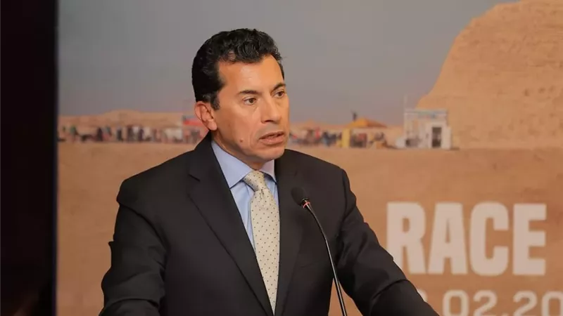 وزير الشباب يشهد مؤتمر إعلان تنظيم سباق «نصف ماراثون سقارة»