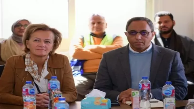 محافظ قنا وسفيرة الاتحاد الأوروبي يتفقدان مشروع المخلفات الصلبة