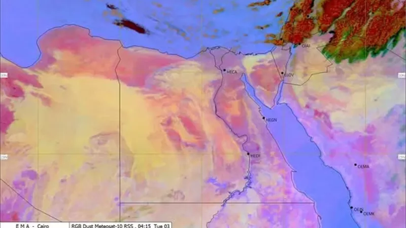 خريطة الطقس اليوم.. تقلبات جوية محدودة مع نشاط الرياح علي أغلب الأنحاء