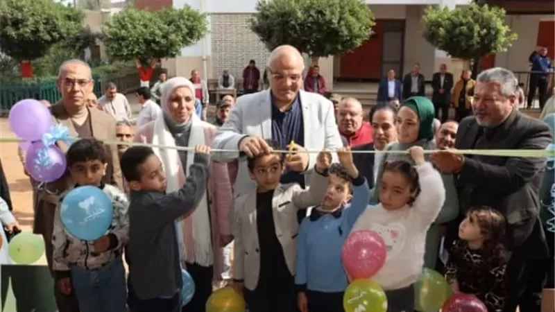 محافظ القليوبية يفتتح مدرستين جديدتين بكفر شكر